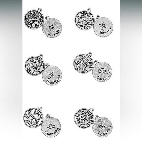 NEW Capricorn S925 Zodiac Horoscope Astrology Sign Cosmic Necklace Birthday - Picture 7 of 9